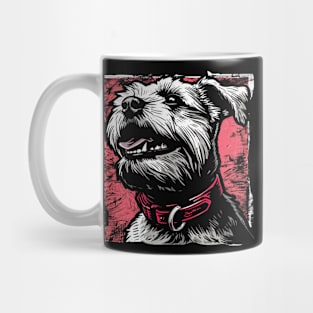 Retro Art Yorkshire Terrier Dog Lover Mug